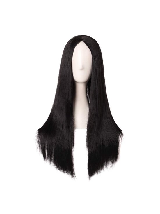 Accessories - 28 Inch Women's Black Special Natural Fashion Long Straight Synthetic Wigs